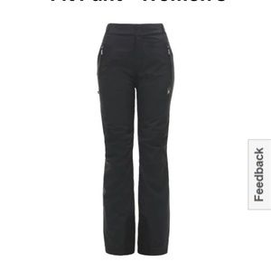 SOLD Spyder tailored winner ski pants